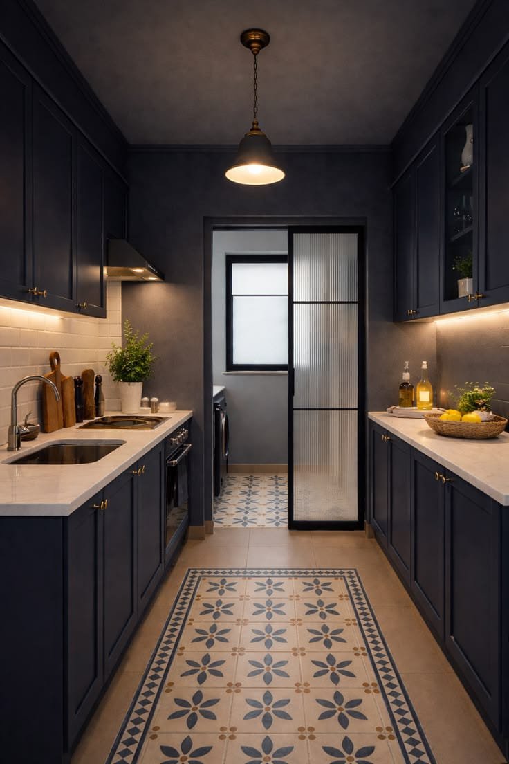 Parallel kitchen